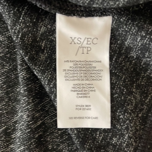 Cabi dress in black with white threading - Picture 6 of 6